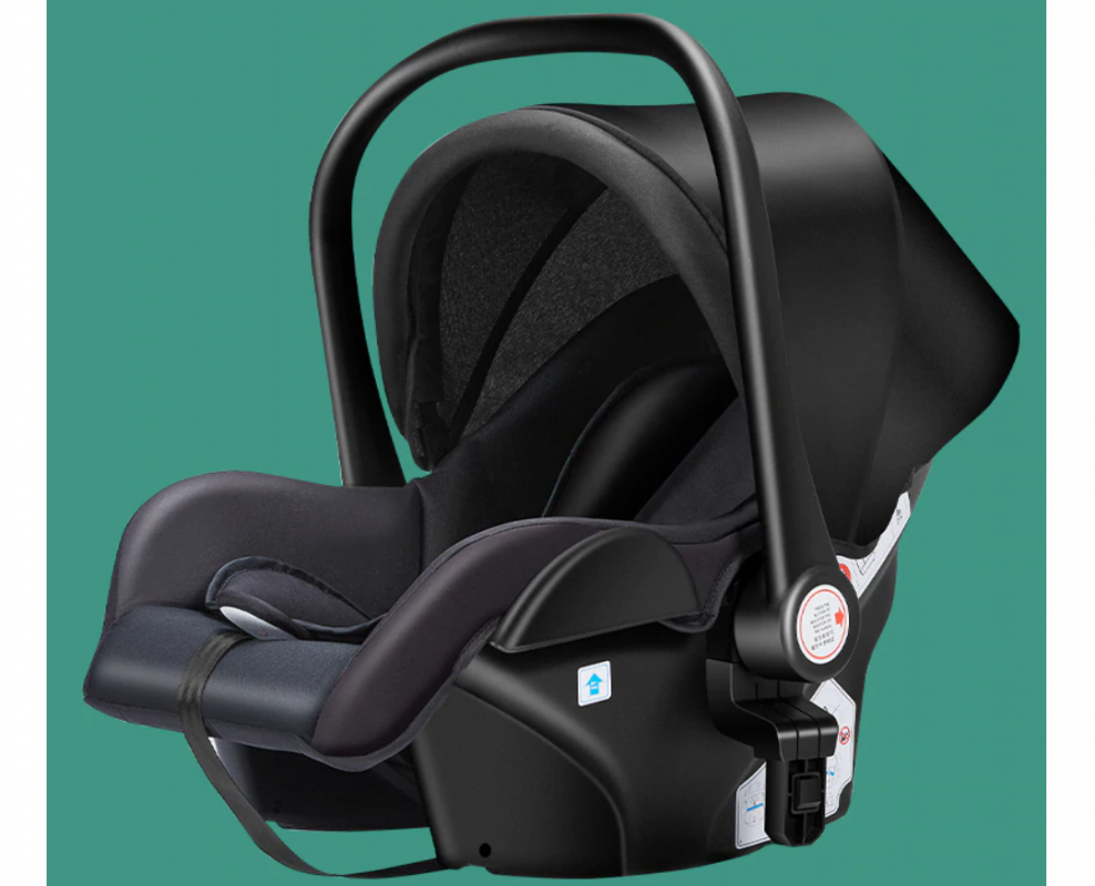 3-In-1 Multifunction Cover For Car Seat, Stroller, And Baby Carrier In Black
